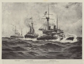 The Naval Manoeuvres, Steam Tactics of the Reserve Squadron, Changing Direction